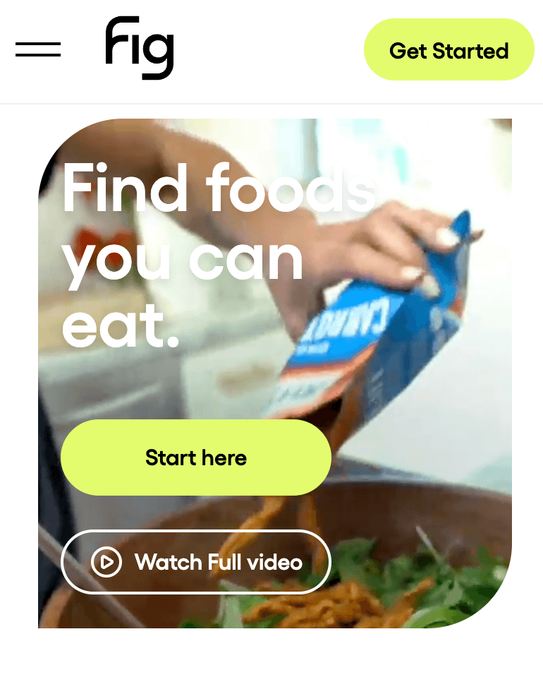 Fig - Food Scanner & Discovery app screenshot